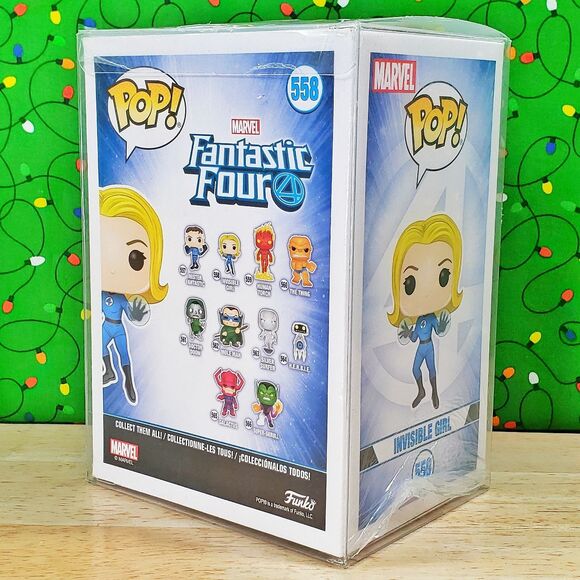 Funko PoP Marvel Fantastic Four Invisible Girl #558 Vinyl Figure + Protector New - Picture 3 of 10